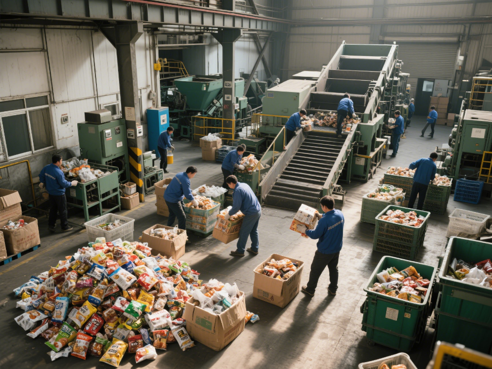 广州南沙食品厂必看：过期饼干面团高价回收，2天清仓20吨+提供环保销毁视频